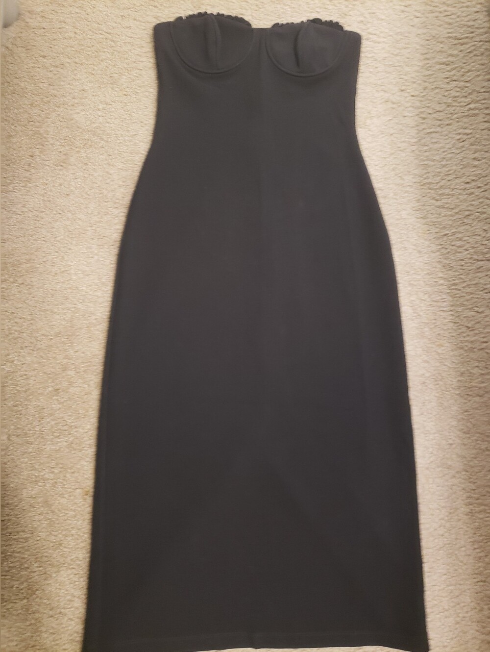Astr Black Midi Dress Size Small